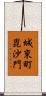 城東町毘沙門 Scroll