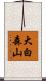 大白森山 Scroll