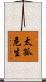 太孤危生 Scroll