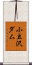 小豆沢ダム Scroll