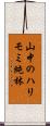 山中のハリモミ純林 Scroll
