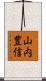 山内豊信 Scroll
