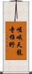 嵯峨天龍寺椎野 Scroll