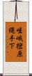 嵯峨樒原縄手下 Scroll