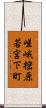 嵯峨樒原若宮下町 Scroll