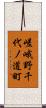 嵯峨野千代ノ道町 Scroll