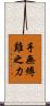 手無縛雞之力 Scroll