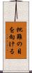批難の目を向ける Scroll