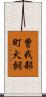曽我部町犬飼 Scroll