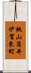 桃山筒井伊賀東町 Scroll