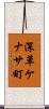 深草ケナサ町 Scroll