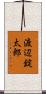 渡辺錠太郎 Scroll