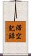 滞空記録 Scroll