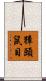 獐頭鼠目 Scroll