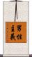 男性主義 Scroll