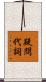 疑問代詞 Scroll