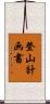 登山計画書 Scroll