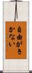 自由がきかない Scroll