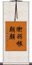 衝羽根朝顔 Scroll