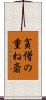 貧僧の重ね斎 Scroll