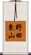 野田東山 Scroll