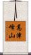 高津峰山 Scroll
