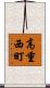 高重西町 Scroll