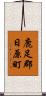 鹿足郡日原町 Scroll
