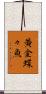 黄金蝶々魚 Scroll