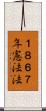 １８６７年憲法法 Scroll