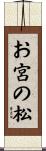 お宮の松 Scroll