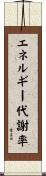 エネルギー代謝率 Scroll