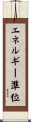 エネルギー準位 Scroll