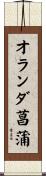 オランダ菖蒲 Scroll