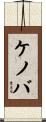 ケノバ Scroll