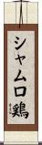 シャムロ鶏 Scroll