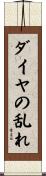 ダイヤの乱れ Scroll