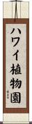ハワイ植物園 Scroll
