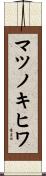 マツノキヒワ Scroll