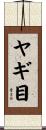 ヤギ目 Scroll