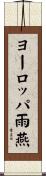 ヨーロッパ雨燕 Scroll