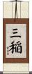 三稲 Scroll