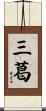 三葛 Scroll