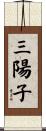 三陽子 Scroll