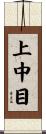 上中目 Scroll