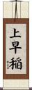 上早稲 Scroll