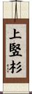 上竪杉 Scroll