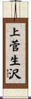 上菅生沢 Scroll