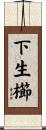 下生櫛 Scroll