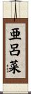 亜呂菜 Scroll